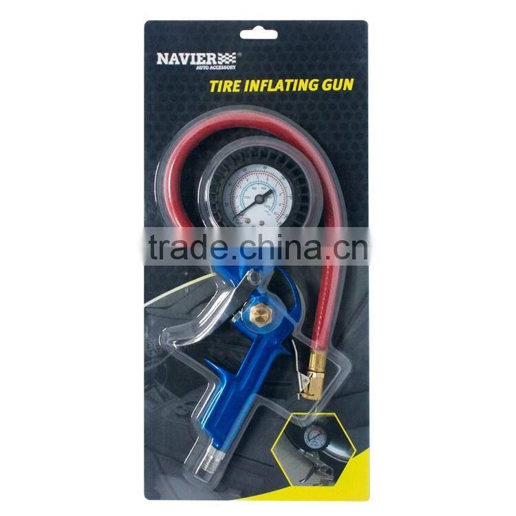 Professional Tire inflating gun tire with pressure presicion gauge