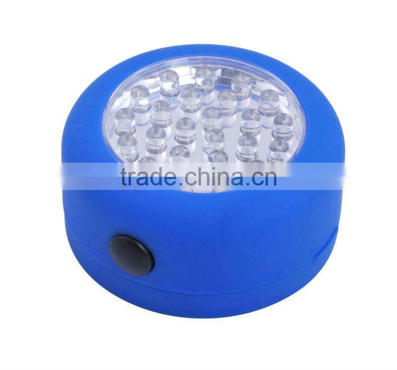 hot sale Portable mini 24 led battery work lights with Hook-blue