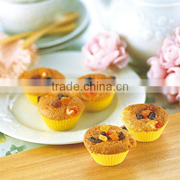 round shape FDA silicone baking cupcake mold