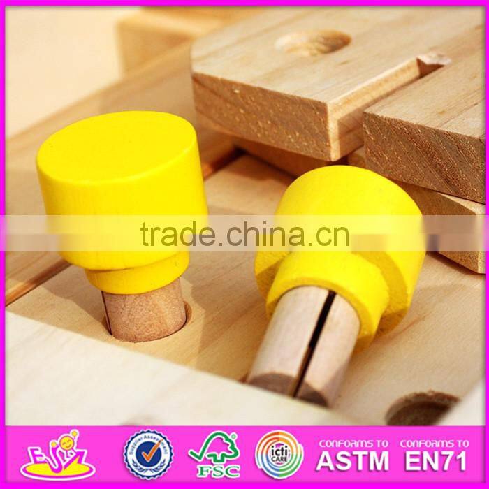 2016 Best design tool toy wooden toddler educational toys W03D022