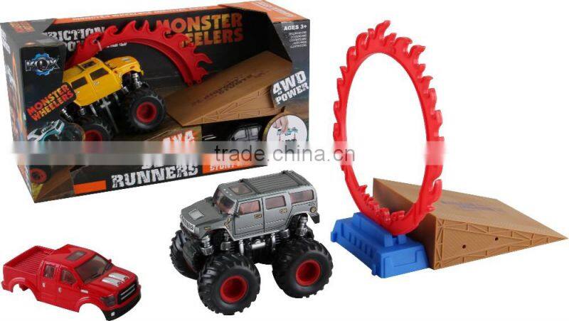 Cheap cool exporting hot plastic truck ,4wd truck with EN71