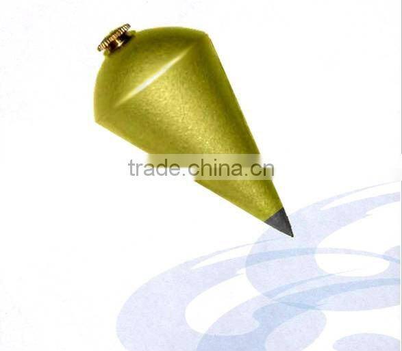 4oz Brass Plumb Bob Measuring Construction Tool With Steel Tip