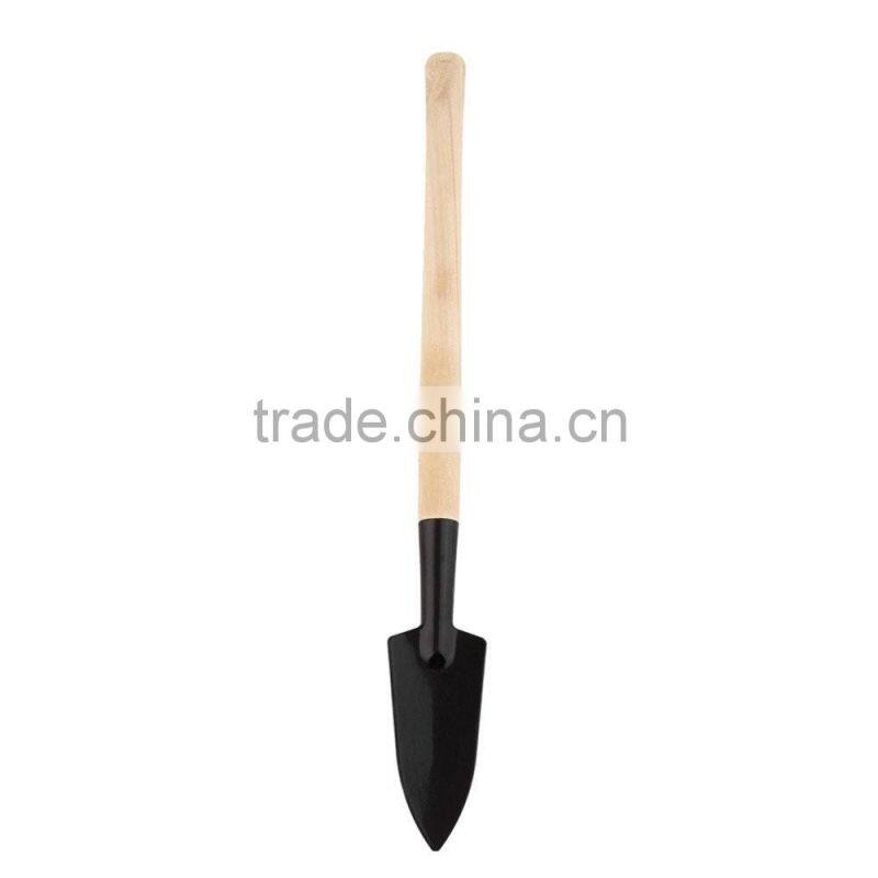 3pcs Mini Garden Gardening Plant Tools Set with Wooden Handle Shovel Rake Spade