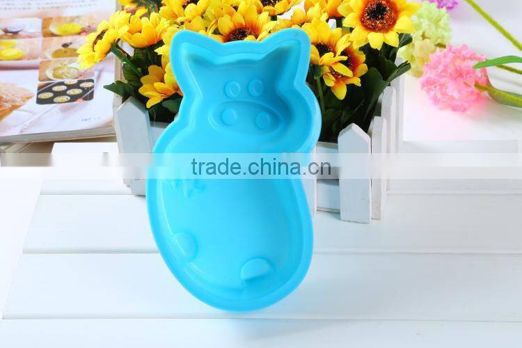 Chocolate pig silicone mould,cup cake mould,cup cake decoration