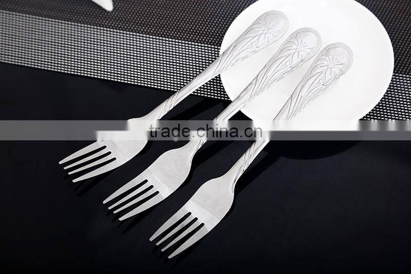 Best Selling Silver Stainless Steel Cake Fruit Forks fully stock