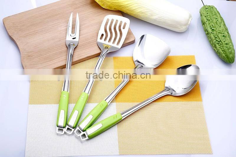 Long Handle Kitchen Cooking Slotted Turner BYX03