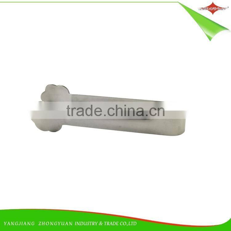 ZY-H1039 high quality mini stainless steel food tongs serving tongs