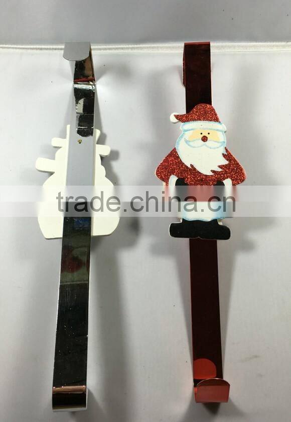 2016 hot selling multifunction christmas over the door hanger, free nail hook