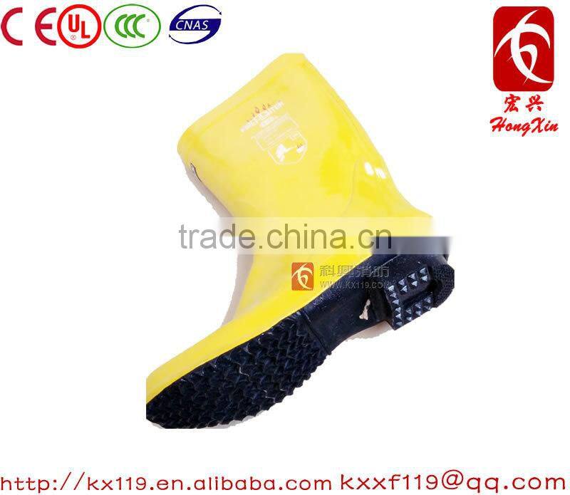 Factory direct sale 2015 New Design steel toe firefighter boots