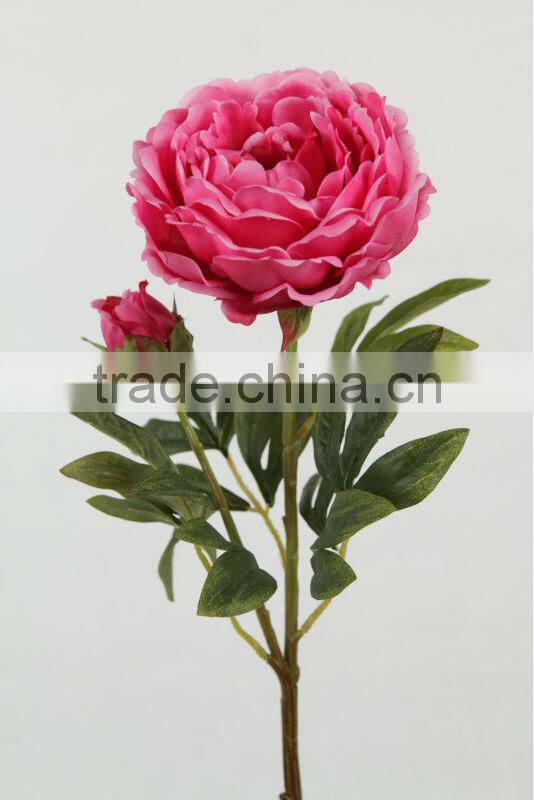 plastic decorative artificial flower peony 27724P