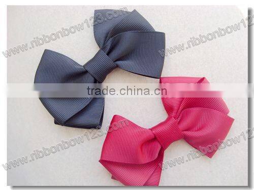 red grosgrain ribbob bow,wholesale tribbon bow