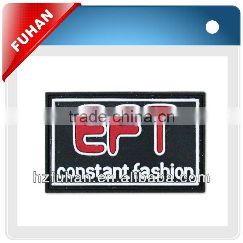 clothes brand rubber label supplier