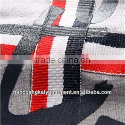 2014 summer new men's casual short-sleeve three-dimensional letters printed cotton t-shirt