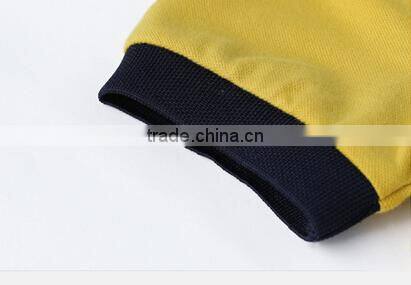 custom 100% cotton children school uniform blank t-shirt kids polo t-shirt