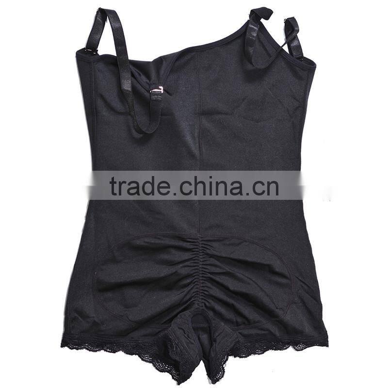 2017 Shuoyang Wholesale Cheap Shapewear Ultra Slim Body Shaper with Open Crotch