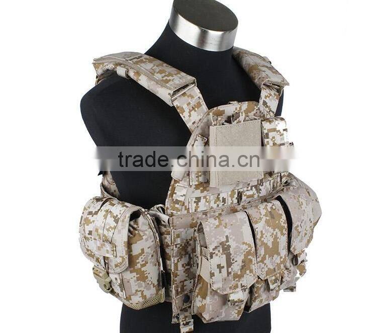 1000D digital desert camouflage lightweight 5 bags military tactical bulletproof vests