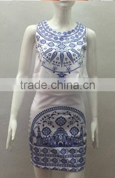 2017 Latest summer pattern for Two Piece Skirt