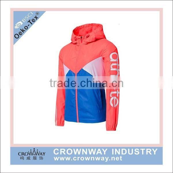 wholesale custom light weight sports jacket with sublimation printing