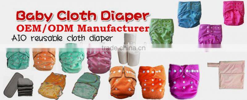 Washable Baby Diaper All in one size Nappies Reusable Cloth Diaper,Hot selling PUL waterproof minky baby diaper