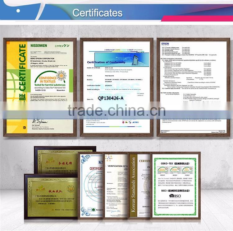 1.2m with TFP printheads dye sublimation photo printer for polyester