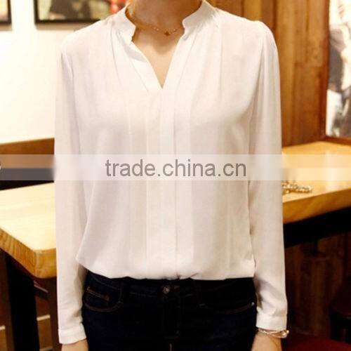 SZXX Tops Fashion Womens Lady Long Sleeve Casual Blouse