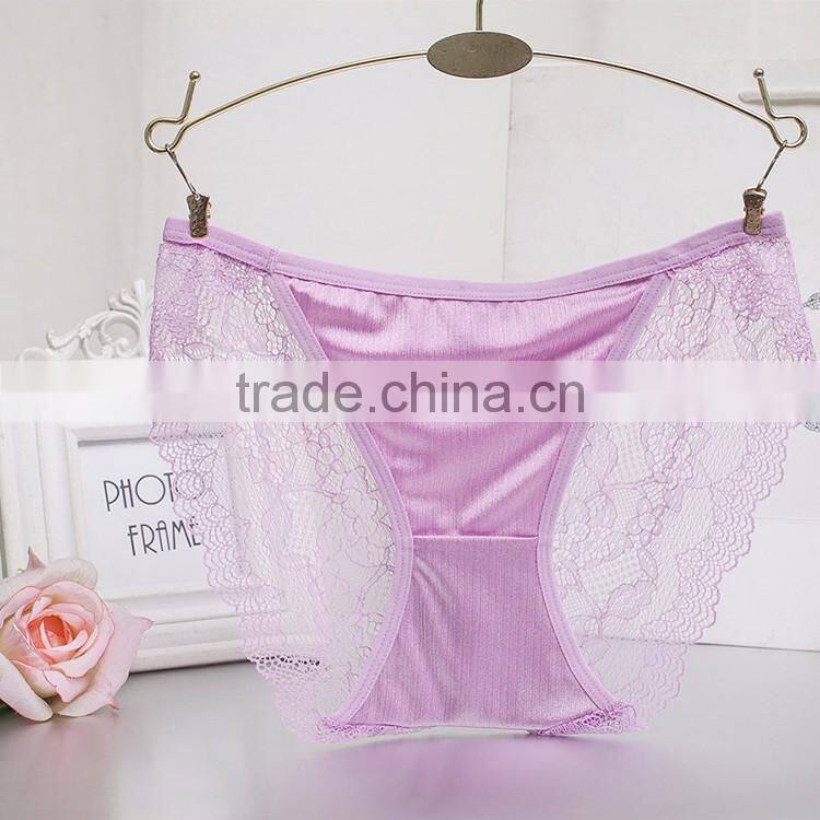 Lady sexy set fastener luxury transparent underwear panties