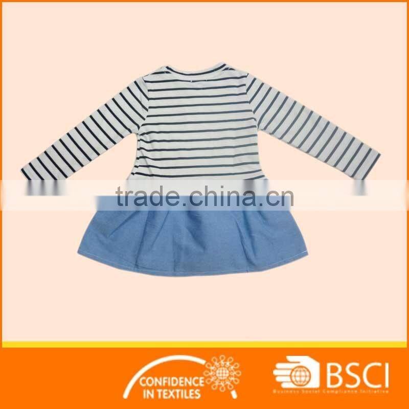 Children Wear Rabbit Printed Cotton Baby Girl Dress