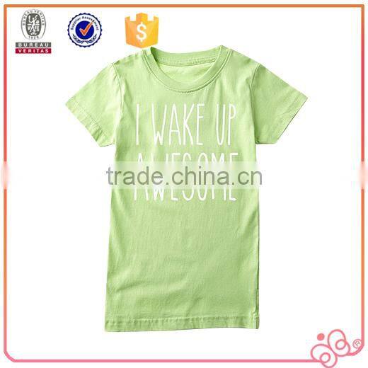 2016 shishi factory top fashion girl long extended t shirt for summer
