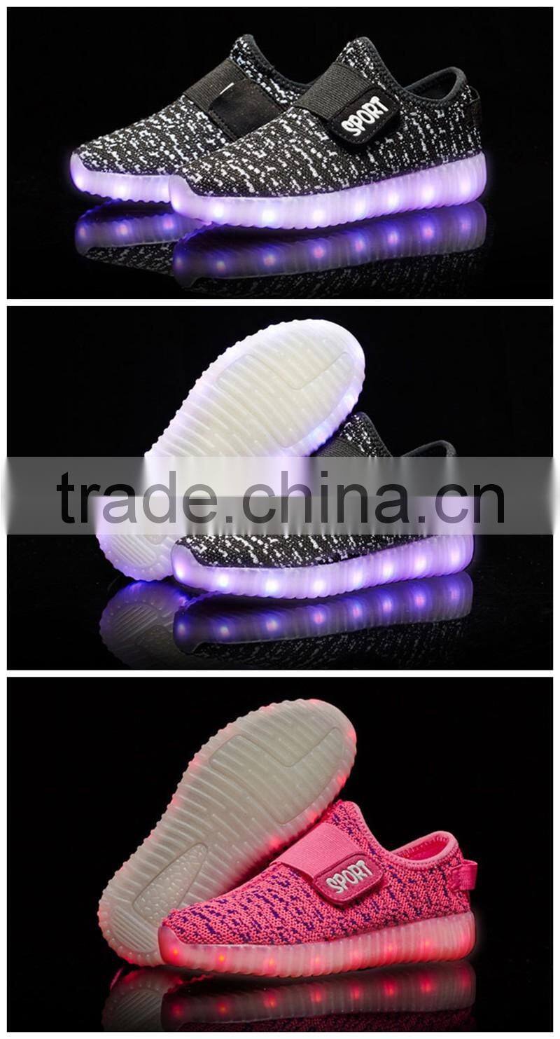 wholesale best selling flashing light up led shoes for kids