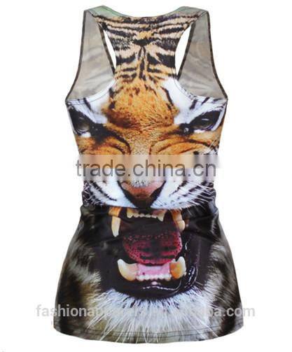 Custom digital 3d printing tank top