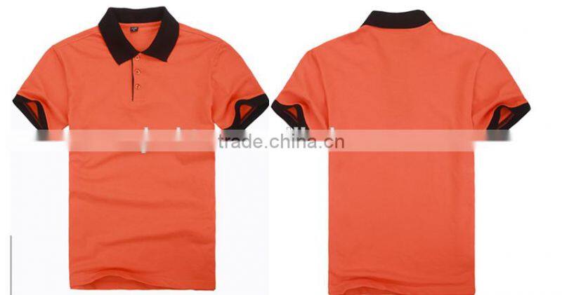 2016 new design custom printing men polo t shirt