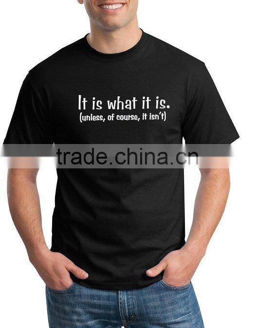 China manufacture 160gsm 100% Ring Spun Cotton Custom T shirt Printing