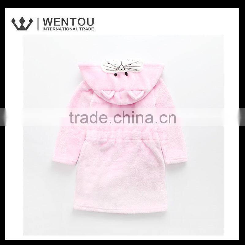 New Arrival Cute Cartoon Children Bathrobe