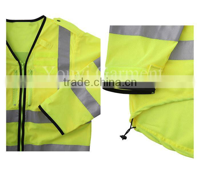 light weight mesh 115-125gsm 100%polyester workwear uniform