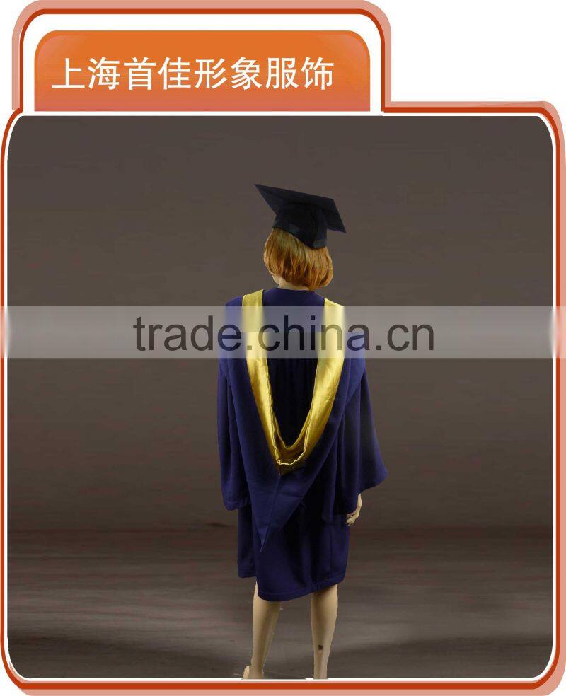 PHD academic gown 2014 from Shanghai Shoujia