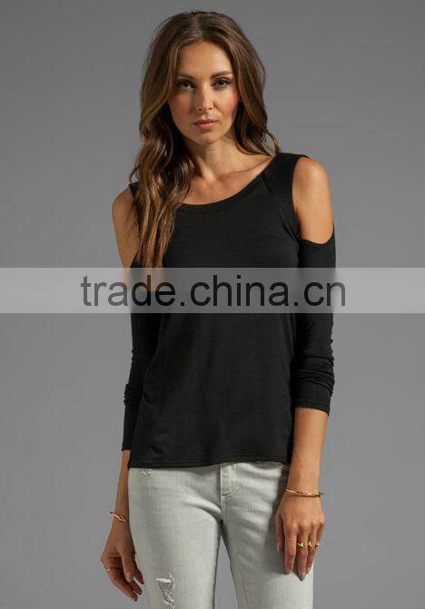 open shoulder shirts