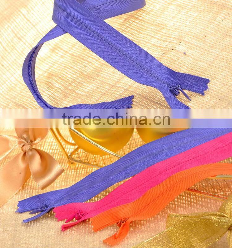 #3 Close End Nylon Invisible Skirt Zipper