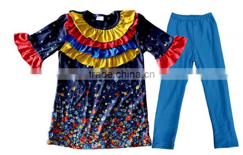 Boya Latest Smocked Children Clothing Wholesale Baby Girl Dresses Clothes Design