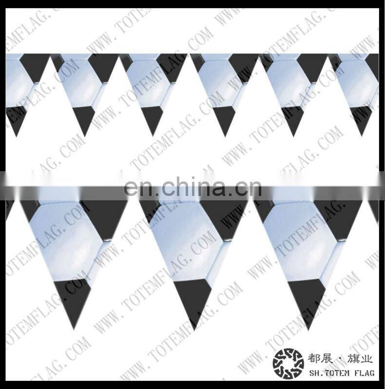 Beautiful Football String Pennant Bunting Flag