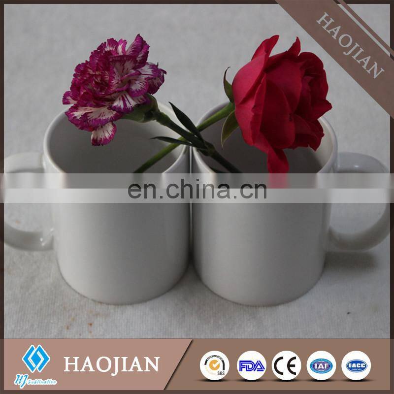 china best selling 11oz blank ceramic stoneware coffee mug with coating for sublimation, top quality