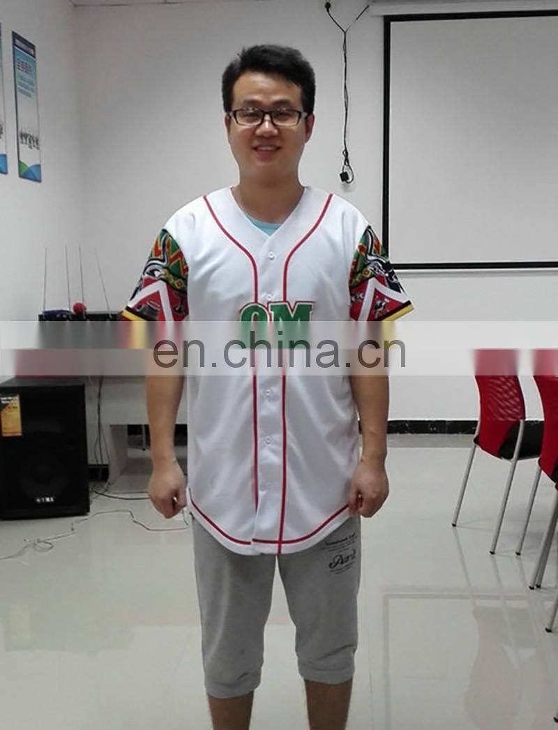 2017 New Design Moisture Wicking Baseball Tees