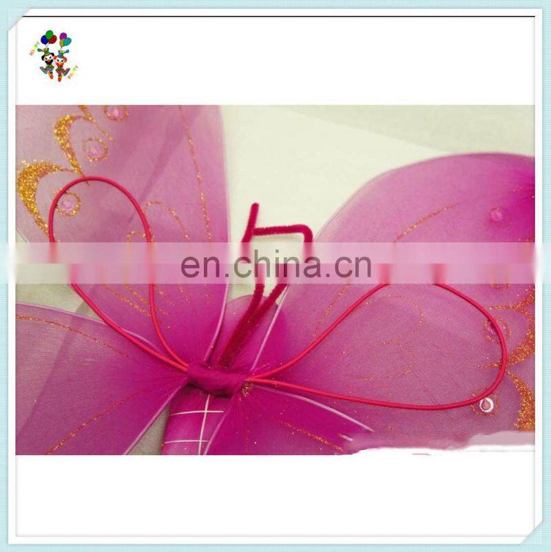 Party Prop Children Fairy Bufferfly Wings Set with Skirt HPC-0804