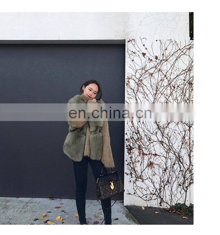 Wholesale New Fashion OEM Factory Real Fox Fur Vest/Coat for Women