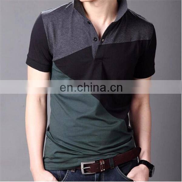 2015 Fashion Men Casual Slim Fit Short Sleeve Polo t shirt