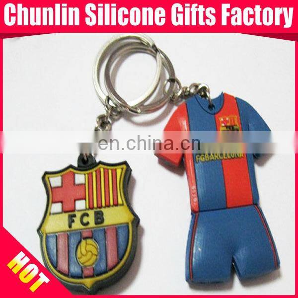 Cute Soft Rubber keychain for 2014 Brazil World Cup