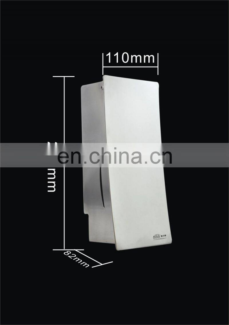 Unique refillable stainless steel elbow handwash soap and shampoo dispenser