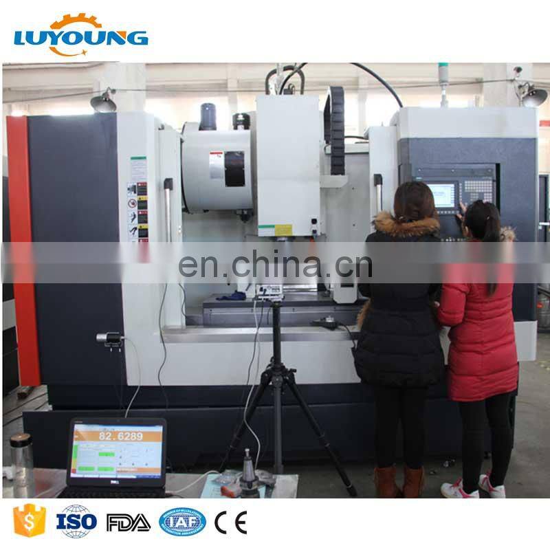 Factory price 5 axis metal cnc high speed vertical milling machine with fanuc controller