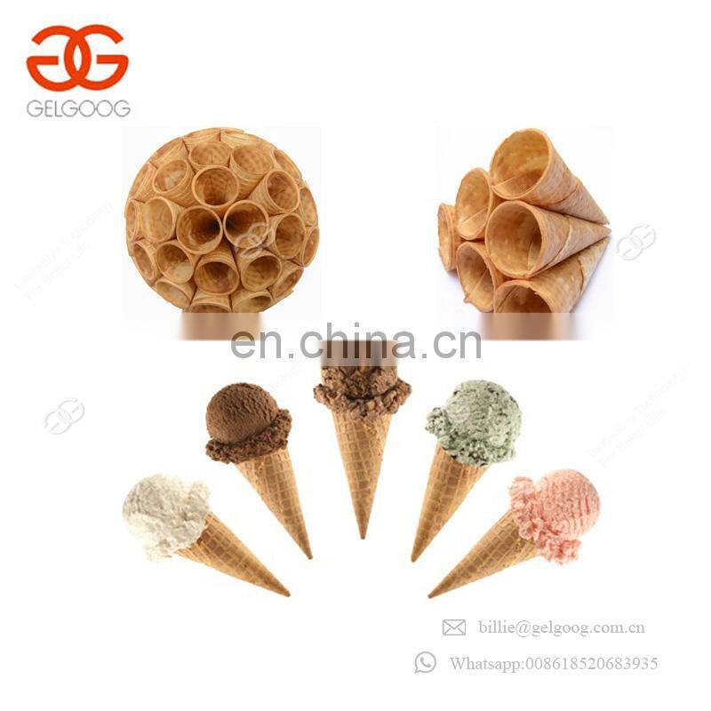 Automatic Industrial Ice Cream Snow Cone Processing Machine Production Line Sugar Cone Making Machinery