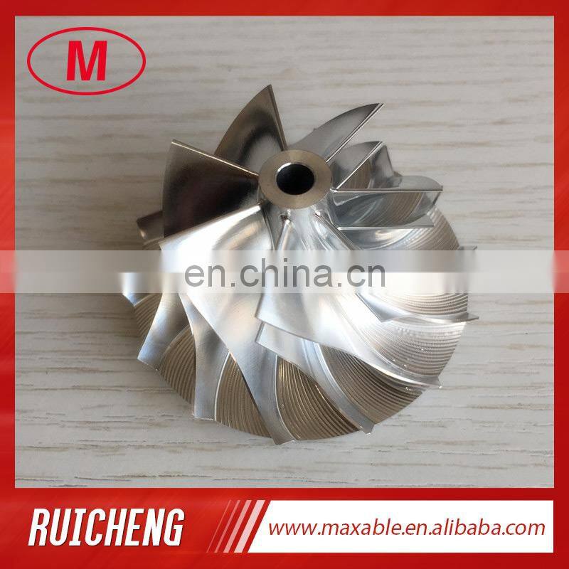RHF5V 39.98/56.00mm 7+7 blades high performance turbo Billet/milling/aluminum 2618 compressor wheel for VB13