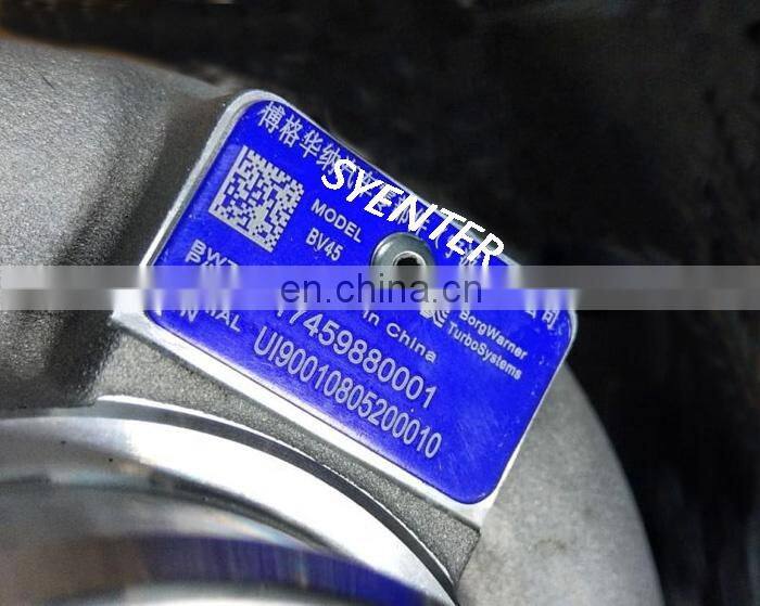Euro-5 Russia Light Truck BV45 2.8L ISF Diesel Engine Turbocharger 17459880001